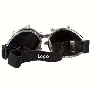 Lunettes de soudeur vintage punk gothique personnalisées pour cosplay, avec décoration de vis et écrous, lunettes steampunk pour hommes et femmes - Product Image 6