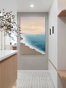 Sj Bán hàng nóng handmade sơn dầu trên vải trang trí tường treo trang trí nội thất tường nghệ thuật trừu tượng khách sạn phòng khách - Product Image 4