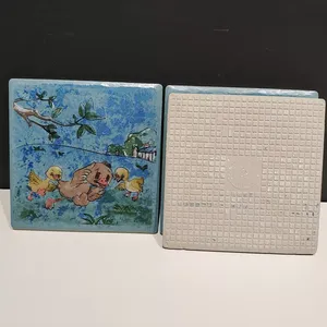 Ugly Duckling Turns White Swan Series OEM Azulejo clásico Hotel y baño Decoración Azulejo de pared con patrón 152*152mm Azulejo pequeño - Product Image 4