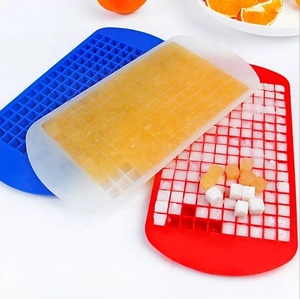 <span class=keywords><strong>Mini</strong></span> cubos de gelo com 160 grades, molde de fácil liberação, forma quadrada, bandeja do cubo de gelo para coquetel - Product Image 3