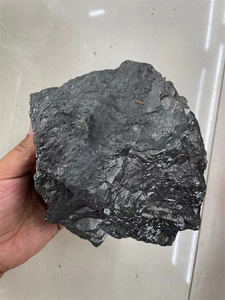 Commercio all'ingrosso di alta qualità naturale grezzo <span class=keywords><strong>shungite</strong></span> <span class=keywords><strong>pietra</strong></span> minerale esemplari di guarigione ruvida cristallo di schungite per la decorazione domestica - Product Image 3