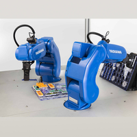 Robot industriel Yaskawa MotoMINI compact à 6 axes, haute vitesse, répétabilité de 0,02 mm, portée de 0,5 kg, portée de 350 mm, manipulation de petites pièces