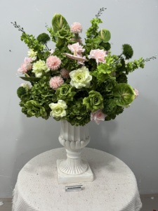 Ensemble de boules de fleurs artificielles de style identique en soie pour décoration de table et arche de mariage, vente en gros - Product Image 2