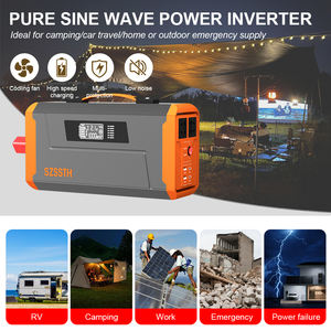 Onduleur 1000W Dc <span class=keywords><strong>12V</strong></span> 24V à Ac 110V <span class=keywords><strong>220V</strong></span> <span class=keywords><strong>Convertisseur</strong></span> de voiture Rv <span class=keywords><strong>Camping</strong></span> Portable Onduleur de voiture à onde sinusoïdale pure avec chargeur - Product Image 5