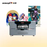 A1 6590 Double Print Heads 6 Station CMYKW Ink-jet direct to Garments DTG  Textile T-shirt Printer - Lester Printer Machines