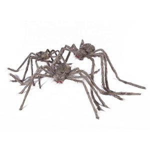 New Halloween Hairy Horror <strong>Spider</strong> for Party Decoration Wholesale Various Sizes <strong>Spider</strong> Party Props Venue Atmosphere Decoration - Product Image 1