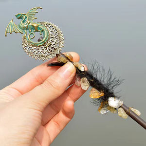 Varita de Cristal de Cuarzo Rosa Natural de 18 cm, Varita Mágica de Cristal de Hada, Piedra Curativa de Amatista, para Regalos - Product Image 4