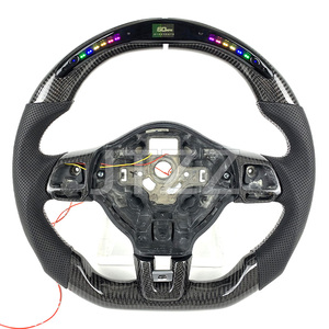 Para <span class=keywords><strong>Volkswagen</strong></span> <span class=keywords><strong>Golf</strong></span> MK6 <span class=keywords><strong>GTI</strong></span> 2008 2009 2010 <span class=keywords><strong>2012</strong></span> 2013 volante de fibra de carbono pantalla LED Interior automotriz - Product Image 2