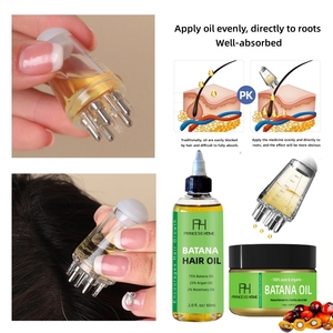 Aceite Esencial Natural de Romero y Menta para el Cuero Cabelludo, Aceite de Batana Crudo, Fortalece, Nutre y Suaviza el Cabello - Product Image 3