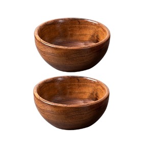 Bol en bois de qualité supérieure, fait main, en bois naturel, pour la maison, la cuisine, la salle à manger et les restaurants, disponible à la vente - Product Image 6