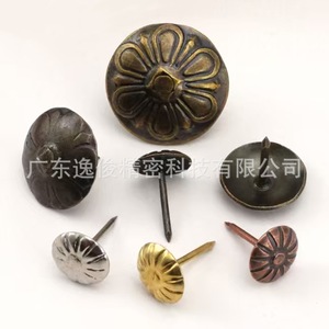 Vintage Sofa Tacks 11mm Diameter Bronze Colored Decorative Furniture Accessories Push Pins <b>Brass</b> Material Durable - Product Image 4