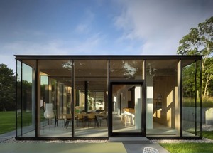 Véranda moderne rétractable en alliage d'aluminium avec toit en verre double trempé Low-E à haute transmission lumineuse pour cour, insonorisée - Product Image 5