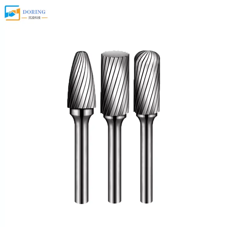 Carbide Rotary File Tungsten Steel Milling Cutter Metal Woodworking Grinding Head Electric Grinding Electric Filer Bit A6mm Type