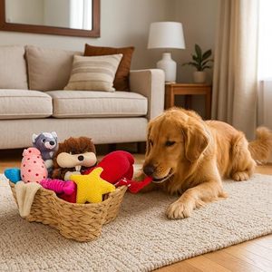 Cesto Retangular de Armazenamento Ecológico de Jacinto e Fibra de Capim Marinho, Feito à Mão, Multifuncional, Simplicidade Moderna, Organizador para Animais de Estimação e Brinquedos - Product Image 3