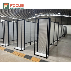 Présentoir de perruques moderne pour salon, étagère autoportante multi-niveaux, unité de présentation pour magasin - Product Image 3