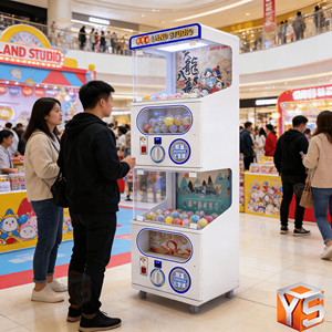 Máquinas Expendedoras de Juguetes en <span class=keywords><strong>C</strong></span>ápsula de <span class=keywords><strong>Triple</strong></span> Cabeza ZDYS, Gran Venta Comercial a Bajo Precio - Product Image 6