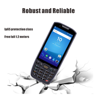 Escáner de Código de Barras 2D Resistente con Pantalla Táctil de 4.0 Pulgadas, PDA con Android 13.0, Quad-Core 2.0GHz, 4G+64G, Batería de 5000mAh - En Stock
