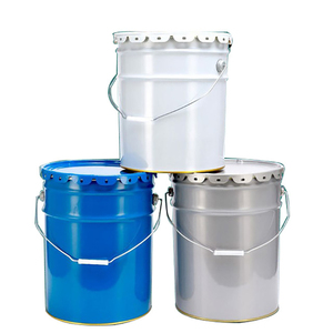 Seau en fer blanc de marque Jinko, modèle SH-01001, 1L, 5L, 10L, 15L, 20L, avec couvercle thermolaqué et joint à brosse, pour peinture et produits chimiques, fourni par les fabricants - Product Image 2