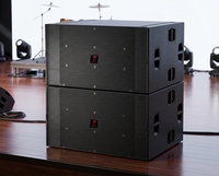 Subwoofer double 18 pouces en néodyme 4 ohms avec diaphragme en alliage de titane, puissance de pointe 1600W/3200W pour systèmes Line Array et sonorisation de bars