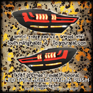 New <b>LED</b> Tail <b>Light</b> for Rush/Perodua Aruz 12V Auto Refitting With Black Frame Modified <b>LED</b> Tail <b>Light</b> <b>LED</b> Tail <b>Light</b> - Product Image 2