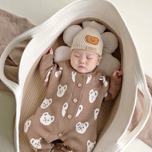 Cotton Rope Baby <strong>Basket</strong> Portable Infant <strong>Carrier</strong> Wholesale Lightweight Foldable Handmade for <strong>Newborn</strong> Travel Dropship - Product Image 5