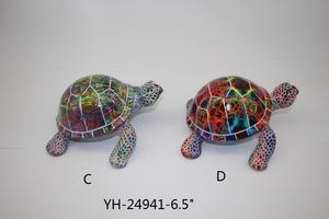 Figura de Tortuga Terrestre <span class=keywords><strong>Testudo</strong></span> Elongata de Poliresina, Estilo Arte Folclórico, para Decoración del Hogar, 6.5 Pulgadas, Venta al Por Mayor, Personalizable - Product Image 5