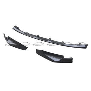 Spoiler avant en fibre de carbone MP pour BMW G80 M3 G82 M4 avec séparateurs, 2020 et plus, tuning automobile - Product Image 3