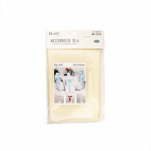 Fascia per Sedia ILAN Champagne 23x270cm Decorazione per Matrimoni - Product Image 2