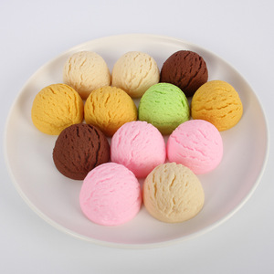 โมเดลลูกไอศกรีมจำลอง ของตกแต่งร้านอาหารและเครื่องดื่ม อุปกรณ์ประกอบฉากถ่ายภาพ - Product Image 3