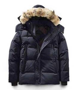 Giacca Invernale di Lusso Personalizzata di Alta Qualità XX con Cappuccio in Pelliccia di Lupo, <span class=keywords><strong>Piumino</strong></span> Canadese da Uomo con Sacchetto Antipolvere - Product Image 2