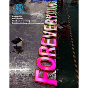 Chất lượng cao lập trình tùy chỉnh dẫn đăng ký dẫn mở Đăng Ký Hội Đồng Quản Trị dấu hiệu điện tử 3D frontlit thư nhà sản xuất - Product Image 4