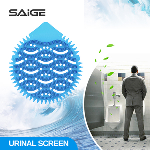 SAIGE Long Last Scented Custom Printed <span class=keywords><strong>Urinal</strong></span> Bildschirme Deodorant Panta llas Urinarias für Toilette Orange <span class=keywords><strong>Urinal</strong></span> <span class=keywords><strong>Screen</strong></span> Mat - Product Image 1