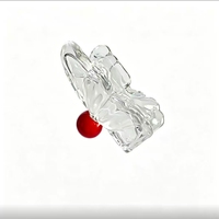 Vente en gros de flacons de parfum en verre de qualité supérieure de 80 ml en forme de papillon