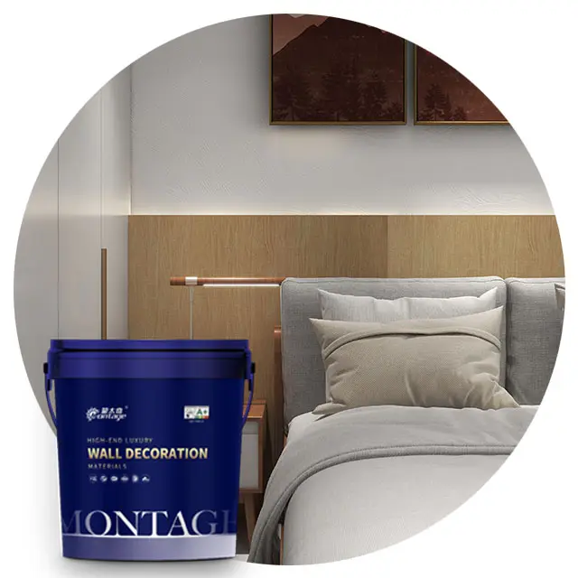 Hochwertige Elevation Schlafzimmer weiße Emulsionslackbeschichtung Emulsion brillante weiße Farbe Haus Innenausstattung Wandfarbe