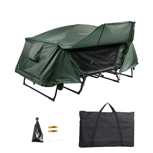 Presa di fabbrica per esterni a doppio strato da pesca lettino tenda impermeabile in tessuto Oxford da terra - Product Image 5