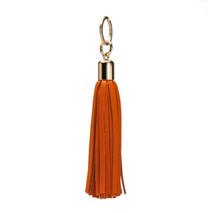 Custom Luxury Tassel Leather Car Key Chains Rings Accessories Ornament Leather Designer Keychain