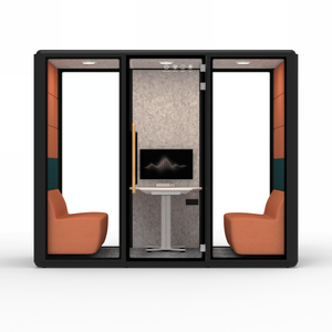 Pod da ufficio acustici per lavoro Privacy stand per interni 6 posti modulari insonorizzati per ufficio