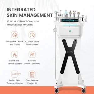 <span class=keywords><strong>Aqua</strong></span> <span class=keywords><strong>Skin</strong></span> เกาหลี9-in-1เครื่องสปาหน้าแบบมัลติฟังก์ชั่นอุปกรณ์นวดหน้าเครื่องขัดผิวหน้าด้วยไฟฟ้าอัจฉริยะ - Product Image 3