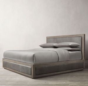 Sassan id Design Nordischer Minimalismus Stil Europäisches Kempton Leder Plattform bett Klassisches Schlafzimmer setzt Bett kollektion - Product Image 2