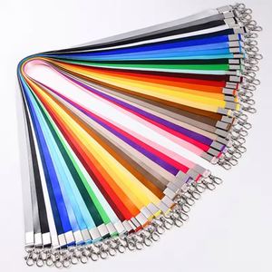 Customised Promotional Screen Printed Neck <b>Lanyards</b> Custom Logo Sublimation <b>Polyester</b> Anime Design Hook ID Card Holder Water - Product Image 2