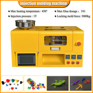 Mini Desktop Horizontal PLC Controlled PP PC PVC <b>ABS</b> Injection Molding <b>Machine</b> 1500W - Product Image 2