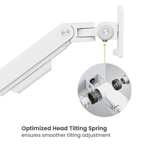 LDT81-C024P-ML พรีเมี่ยมแขนจอมอนิเตอร์คู่พร้อมถาดแล็ปท็อป2 in 1อะลูมิเนียมหน้าจอแอลซีดีแท่นวางแล็ปท็อปสำหรับบ้านสำนักงาน - Product Image 3