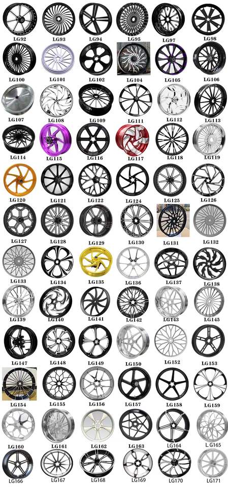 Aftermarket Motorcycle Wheel Rim 17 Inch Alloy for Harley Davidson ...