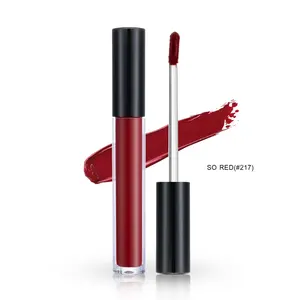Nieuw Materiaal Groothandel Make-Up Merk Private Label Bloem Lippenstift Veganistische Waterdichte Lipsticks Mat