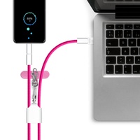 Cable de Carga USB-C 3A 60W con Correa de Nylon Trenzada 4 en 1, Carga Rápida y Transferencia de Datos para Accesorios de Teléfono