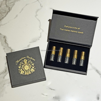 5 pièces/ensemble parfum femme parfum hommes femmes Portable Mini parfum ensemble fleur parfum vaporisateur échantillon cadeau boîte Kit