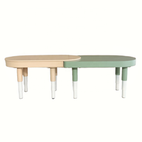 Ensemble table et chaise d'étude modernes en bois écologique de haute qualité pour enfants d'âge préscolaire, pour la maison, l'école et l'hôtel