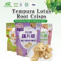 Saveur unique à faible teneur en matières grasses Snack-Tranches de racine de lotus frites Saveur épicée