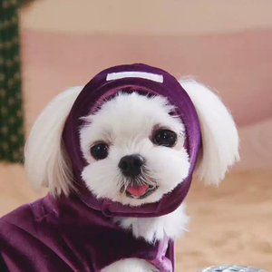 Designer Dog passt Haustier Kleidung Zubehör Niedliche bequeme umwelt freundliche Samt hüte Geeignet für Dackel Winter Weihnachts mützen - Product Image 3