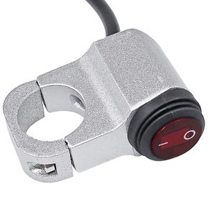 Interruptor Modificado de Aleación de Aluminio para Motocicleta, 10 Amperios, Impermeable, Una Entrada, Dos Salidas, Interruptor de Control Universal - Product Image 2